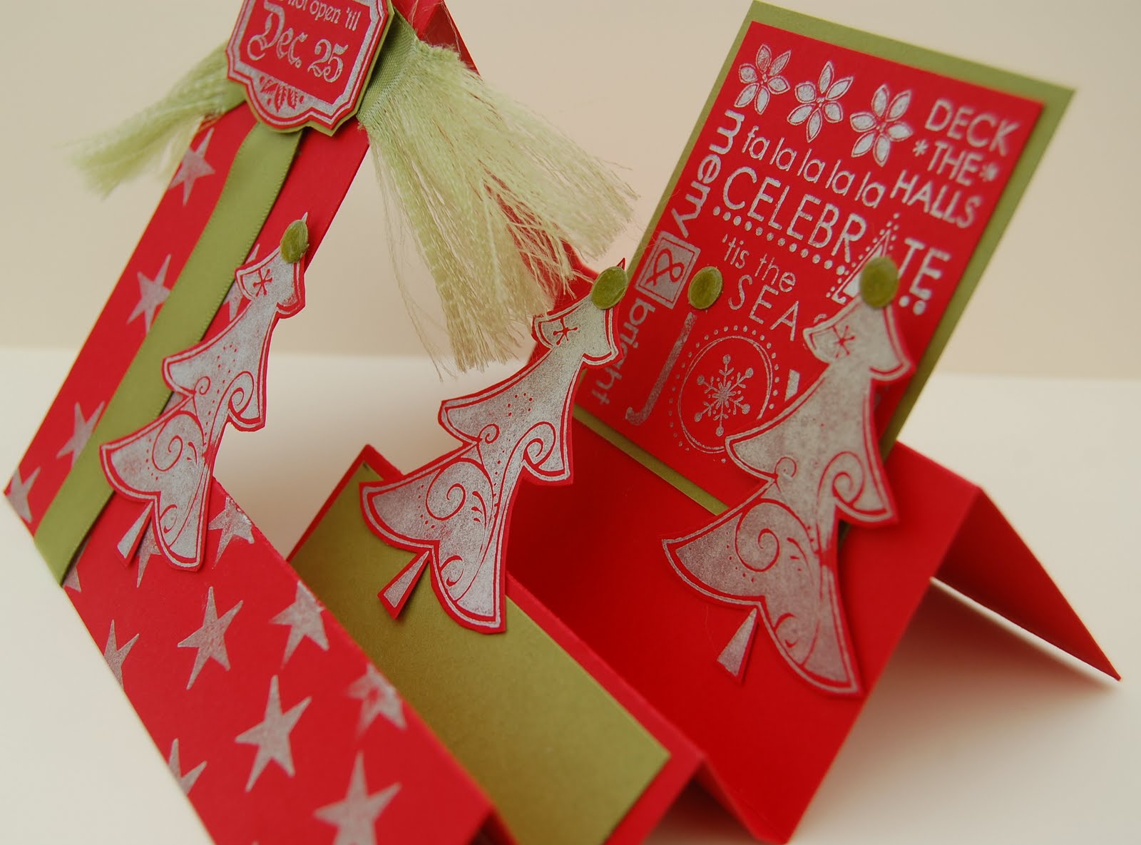 CRAFTY RED: Stampin' Up Christmas cards