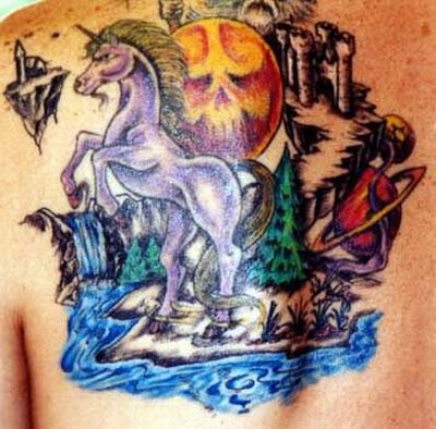 55 Bad Unicorn Tattoos - BioNaturally English Version