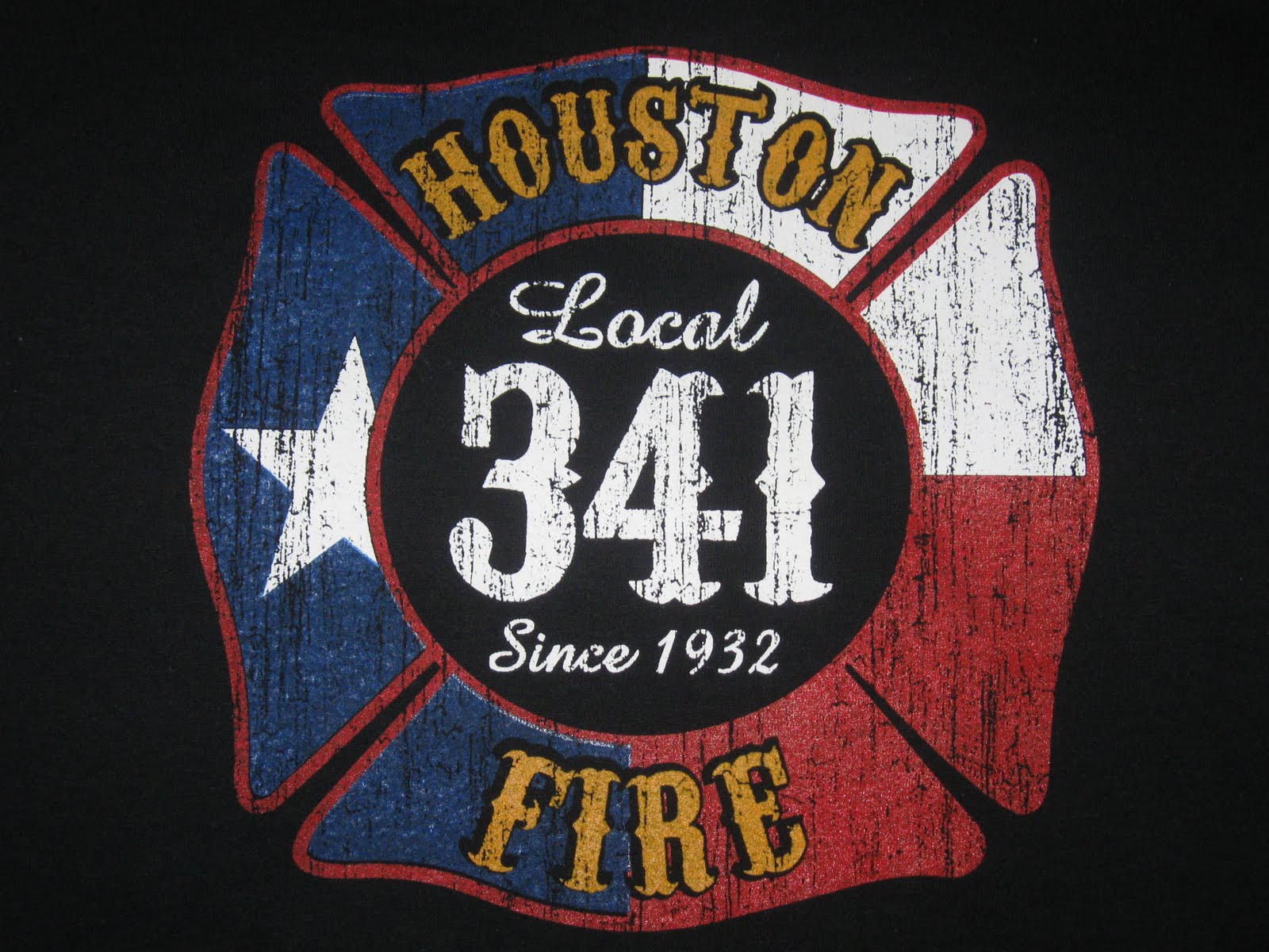 Houston Fire Local 341 Vintage