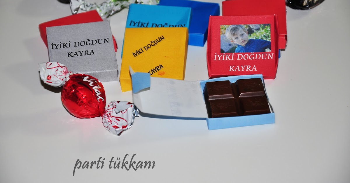 Parti Tükkanı çikolata kutuları