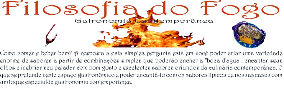 Filosofia do Fogo: Gastronomia Contemporânea