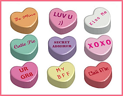printable valentine hearts. valentine packaging