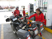 Gas station in northern Peru