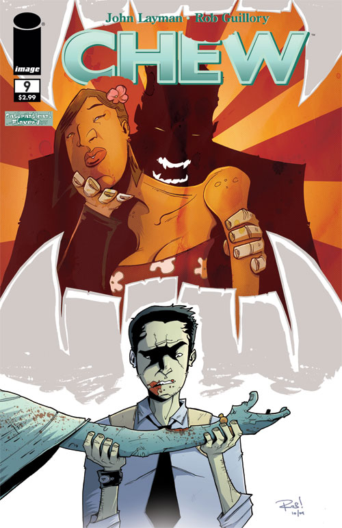 Chew #9 cover by Rob Guillory