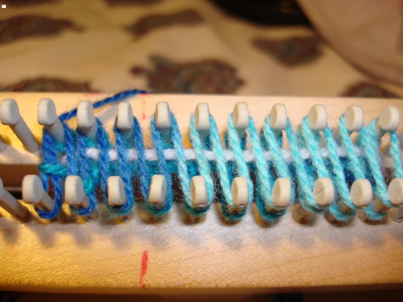 LOOM KNITTING AND SOMETHING ELSE: BABY SWEATER WITH BRIOCHE STITCH