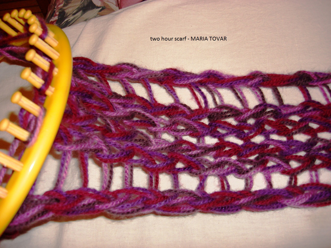 Looming A Scarf For Beginners