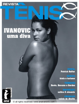 cover of the tennis magazine Revista this hot picture of Ana Ivanovic