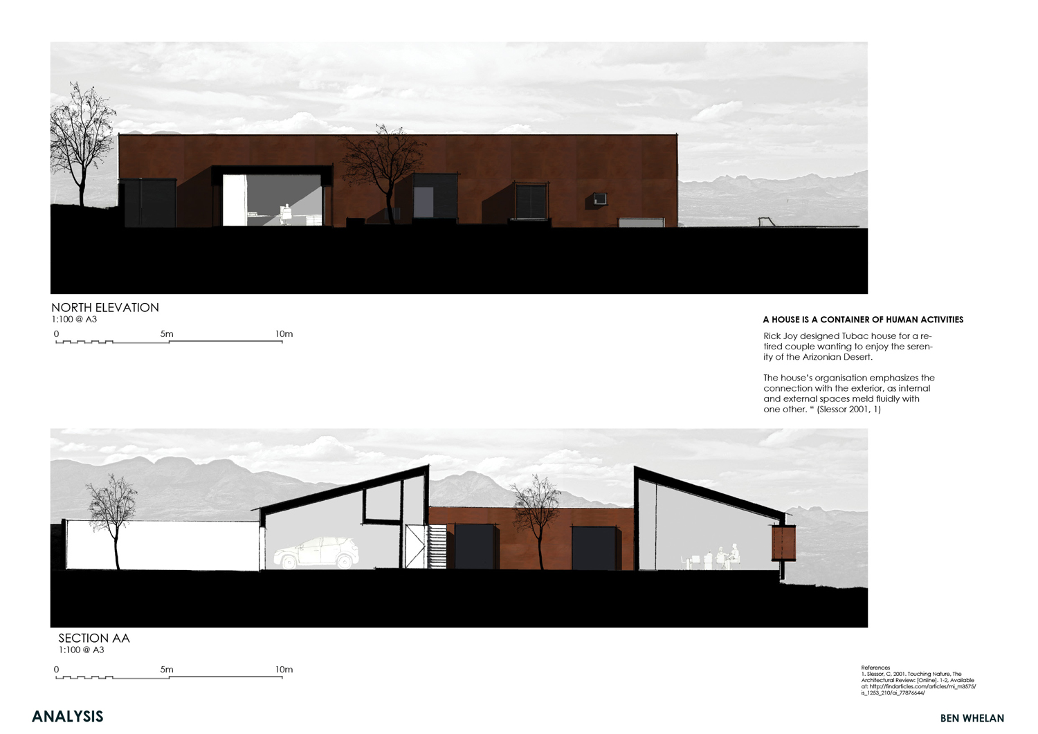  Whelan's Studio 7 Design Blog: My Drawings of Rick Joy's Tubac House