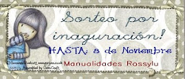 sorteo inaguracion del blog de RossyLu