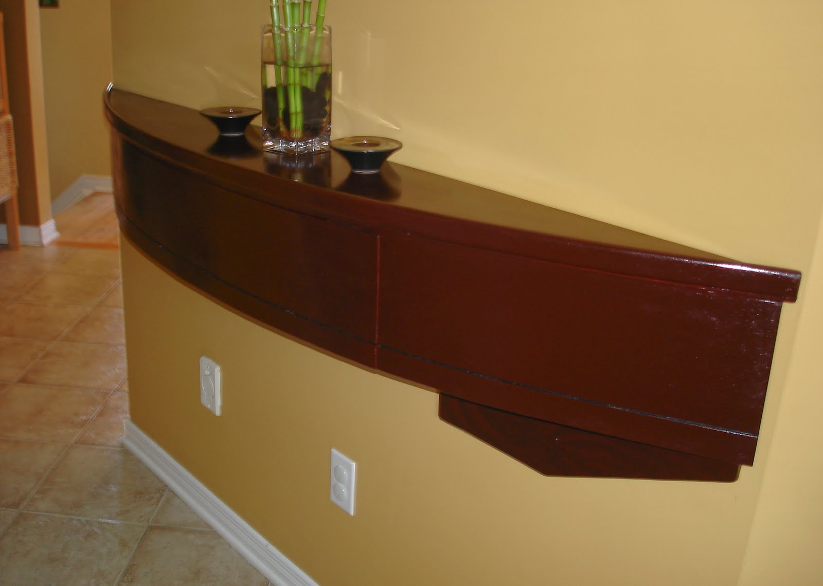 Custom Made Furniture Wall Mounted Unit and Mobile Bar
