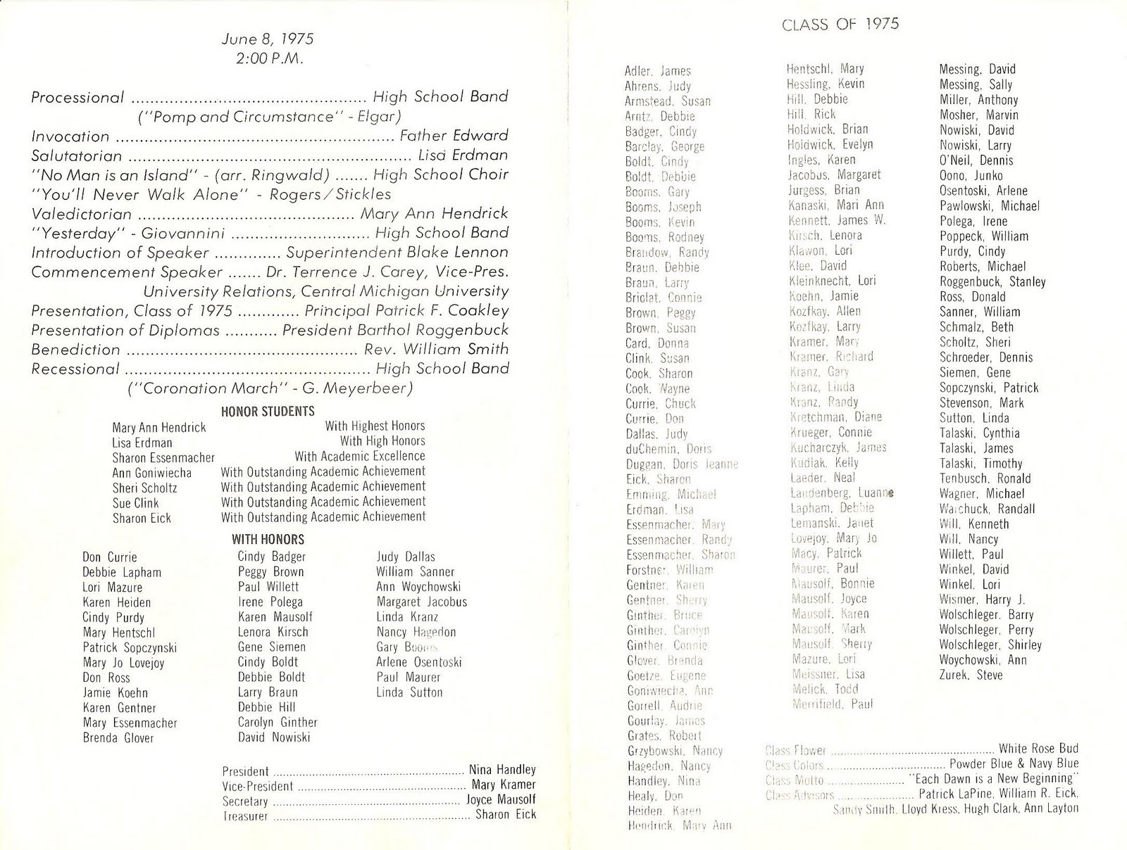 Graduation Program Template