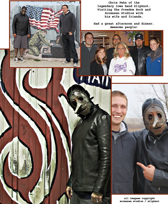 it was amazing to me that chris fehn of the band slipknot had even