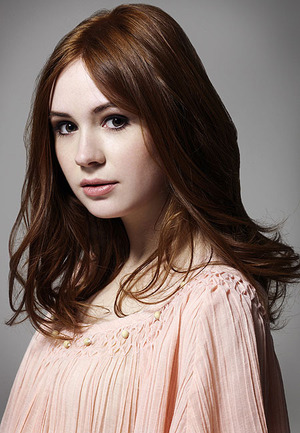 Karen Gillan Admittedly I only know her as Amy Pond in the latest