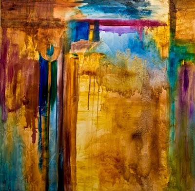Abstract Pastel Paintings