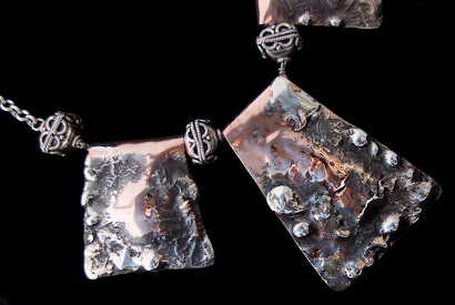 (SOLD) Fused copper and silver