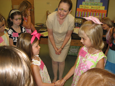 Girl Shaking Hands