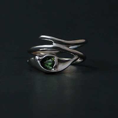 Calla Lily Engagement Ring