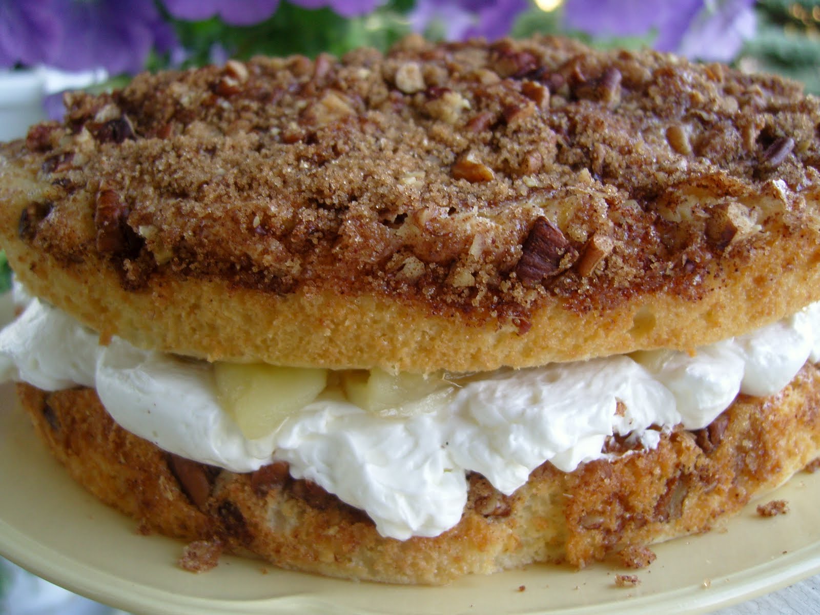 cake rumble Apple and Cream Filled Cinnamon Coffee Cake