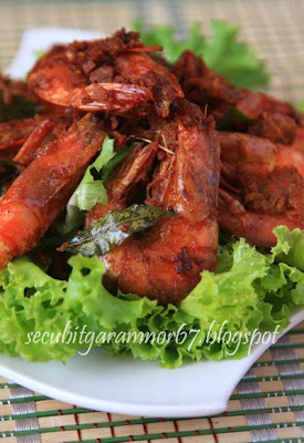 Secubit Garam Udang Goreng Berempah