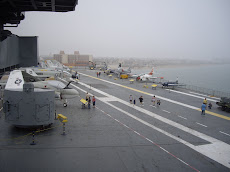 View from Bridge, USS Lexington