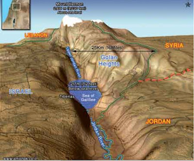 Israel Topographic Map