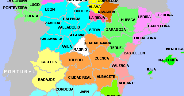 24+ España Mapa Provincias Images
