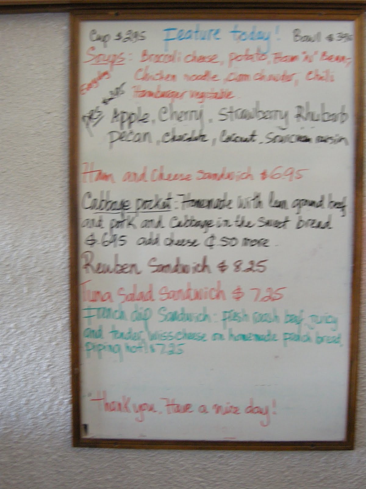 Kitchens Are Monkey Business Ogallala, Nebraska For Lunch At Homemade Heaven Sandwich Shoppe.