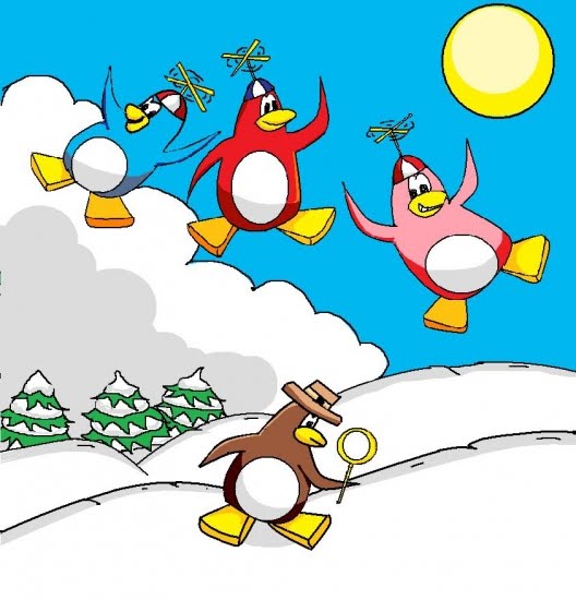 CLUB PENGUIN COURTYARD: Club Penguin Fan Art