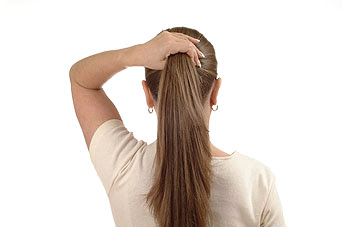 Long Hair Tied Back LONG HAIRSTYLES