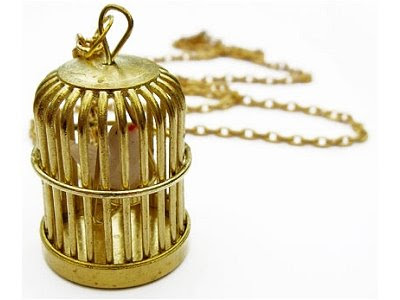 Birdcage Necklace - This Charming Girl - £11