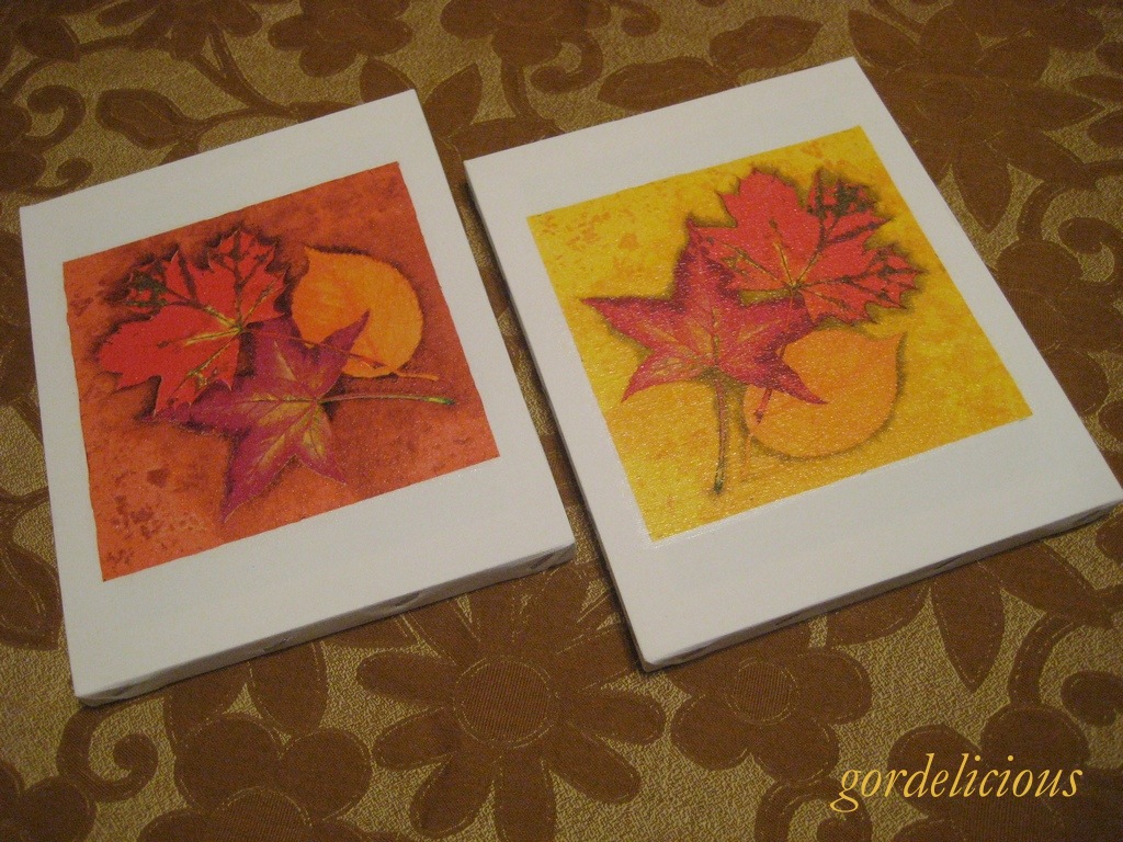 gordelicious creative crafts My first decoupage canvas (TUTORIAL)