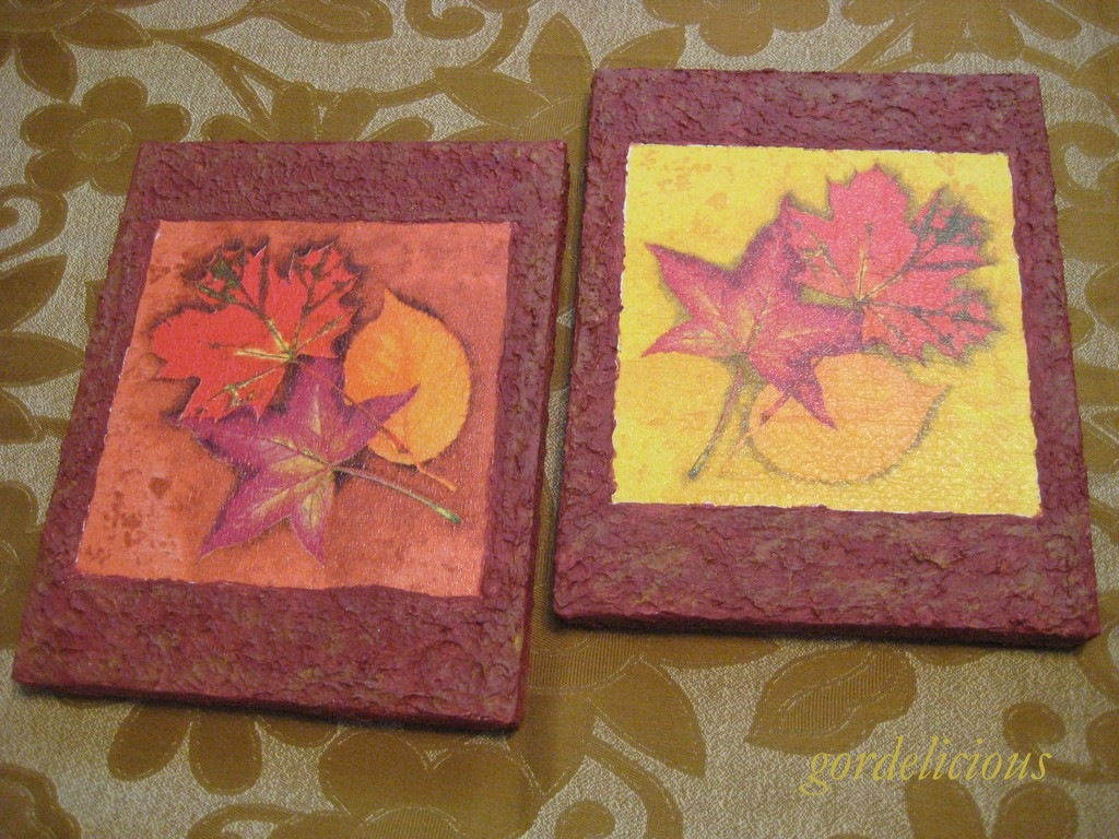 gordelicious creative crafts My first decoupage canvas (TUTORIAL)