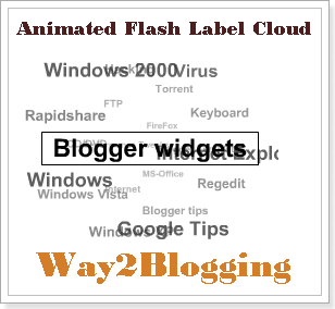 Flash Animated Label Cloud Widget For Blogger &ndash; Blogspot (Updated)