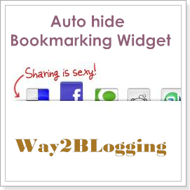 Add Sexy Auto Hide Social Bookmarking Widget for Blogger