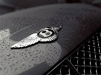 Bentley Logo on Rain Drops HD Wallpaper