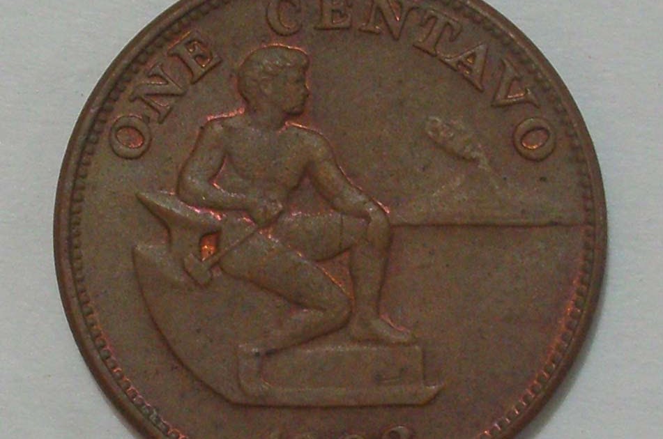 Philippine Money Peso Coins and Banknotes 1 Centavo Coin English