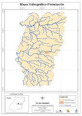 Mapa Hidrográfico-Pirenópolis-GO.