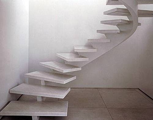 Escalera de diseño moderno Escalera con soporte central