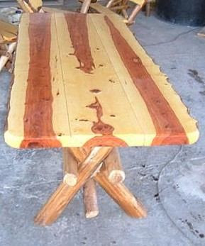 Mesa de madera de Teca