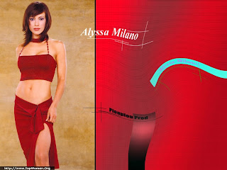 Alyssa Milano Sexy Hot Wallpaper