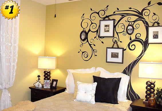 Black Tree Decal