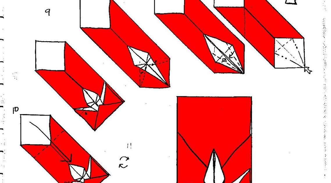 Origami by Tchami Envelope de tsuru 3