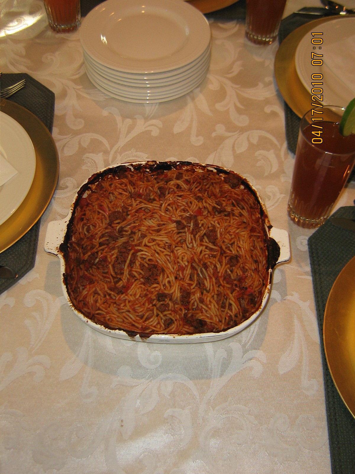 Weekends with Paula Deen Baked Spaghetti