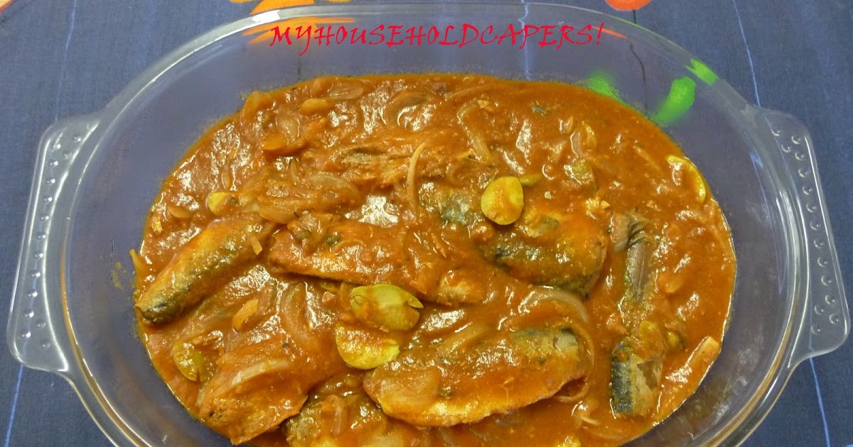 My household capers! RECIPE MACKEREL/SARDINE SAMBAL WITH PETAI