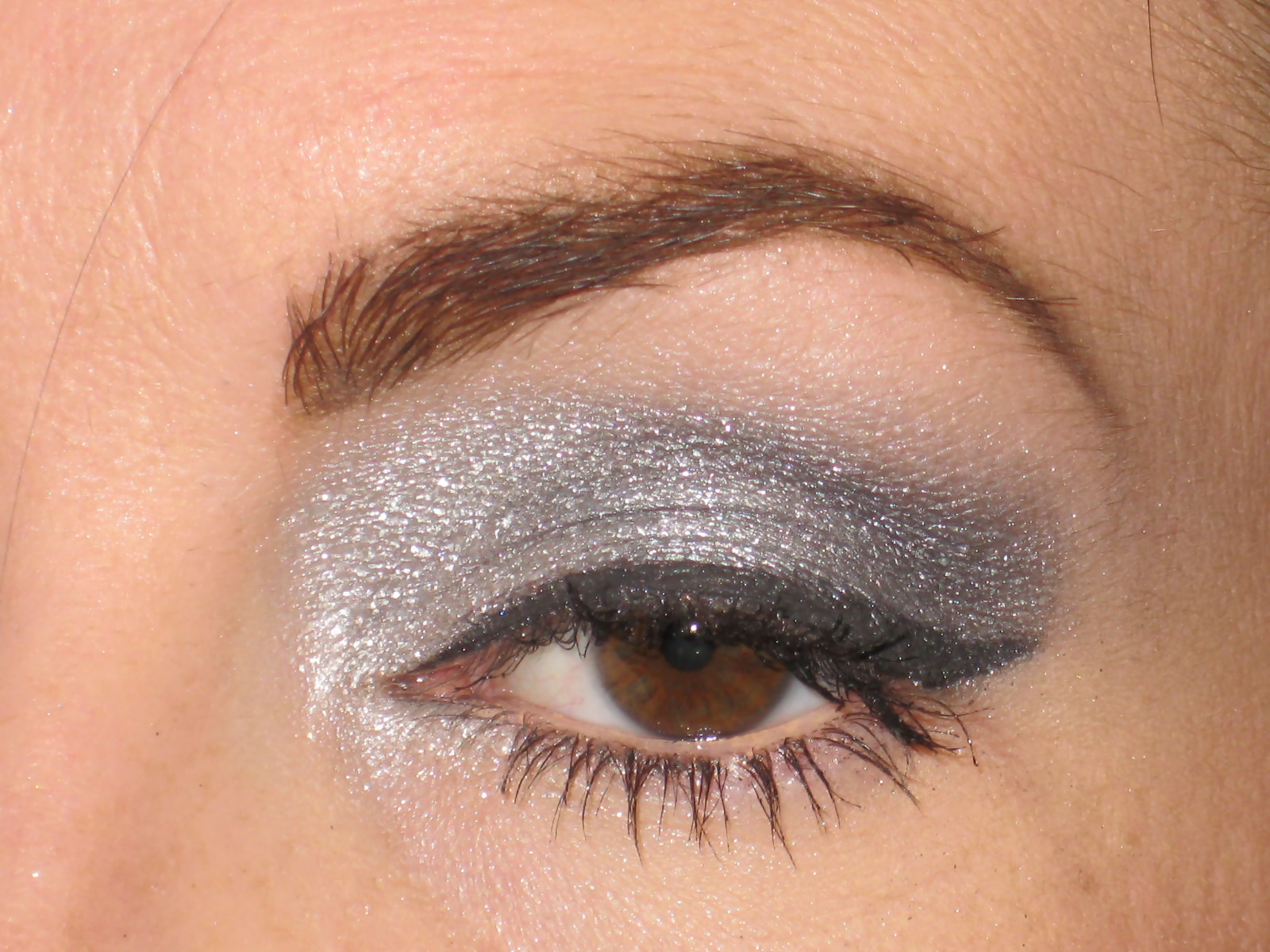 makeup eye silver kardashian looks kim styles