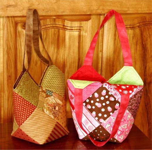 FREEBIES FOR CRAFTERS Sweet Sixteen Charm Square Tote Bag