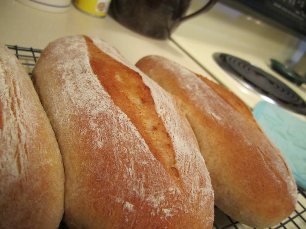 Mommy's Making a Mess Bread dough variation sub sandwich rolls