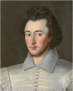 Probably Sir Robert Dudley (1574-1649), formerly known as Sir Thomas Overbury (1581-1613). Oil on panel c.1590 by unknown artist. Copyright National Portrait Gallery