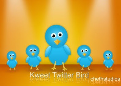 Kweet – A Free Twitter Icon Bird