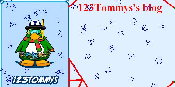 123tommys- hints, hacks, glitches, and more about clubpenguin!
